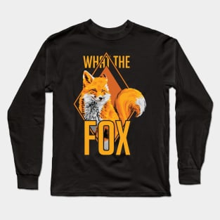 What the Fox Digital Painting Long Sleeve T-Shirt